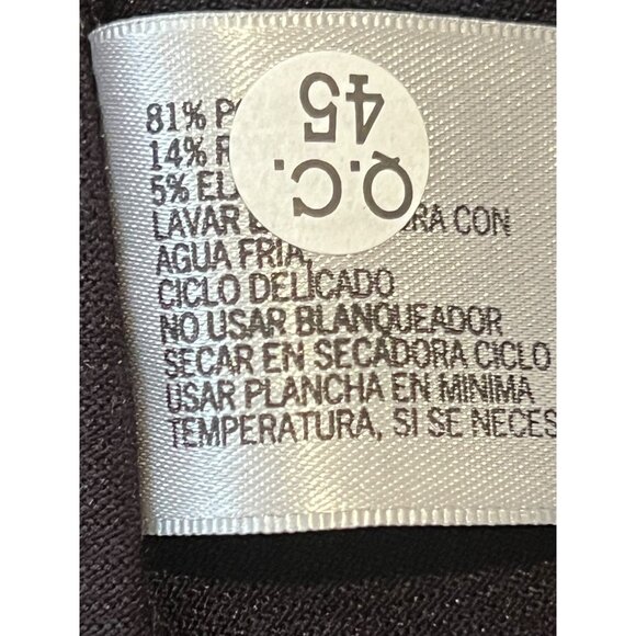 Worthington Woman Stretch 2X Black Waterfall Open-Front Cardigan Ruched Back - Picture 5 of 11